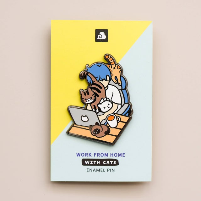 Pierogi Cat Hard Enamel Pin Cute Pierogi Pin Kawaii Enamel Pin